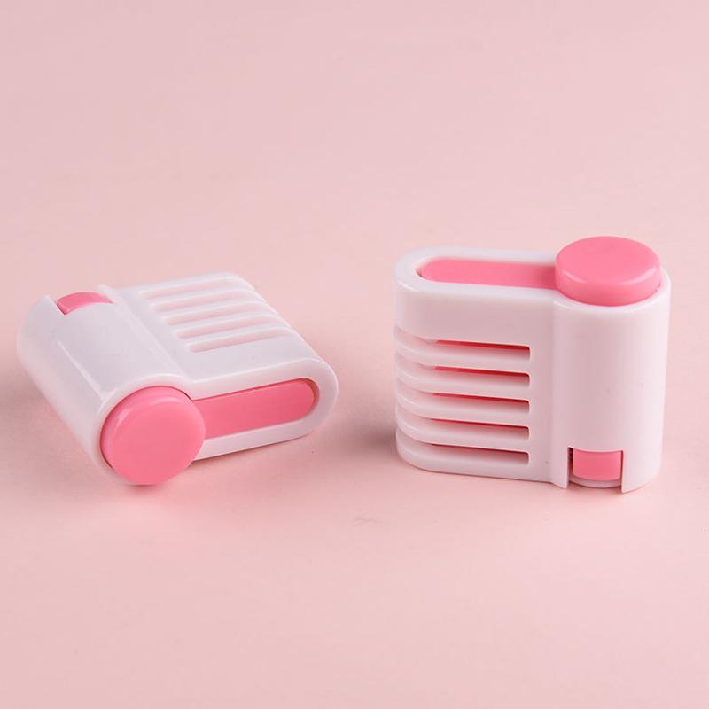 2 Pcs / Set 5 Layers Cut Bread Knife Splitter Toast Slicer Food-Grade Plastic Cake Bread Cutter Cake Bread Slicer Cutting Tools
