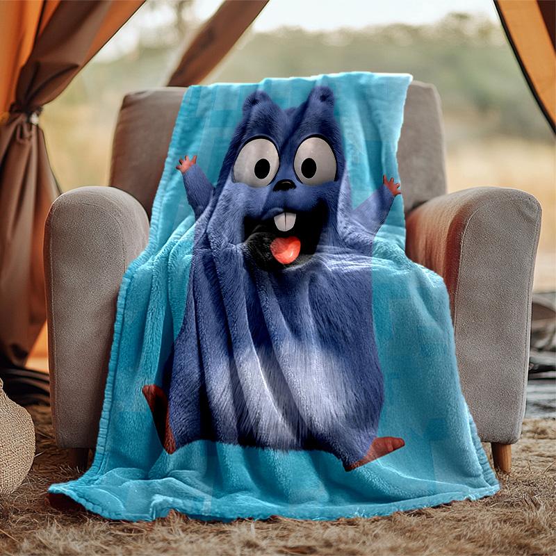 Grizzly Lemmings Flanelldecke Weich Warm Ganzjahresdecke, Design für Camping, Autoreisen, Wandern Sofa, Bett, Büro Perfektes Geschenk für Partys