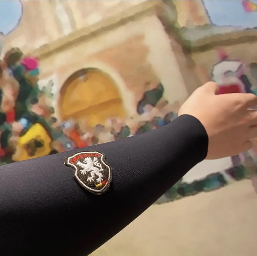 Kapelmuur Cycling Arm Free Micro Fleece Sizes Warmers, Cut, Lining, Black, L-XL