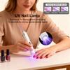 Electric Nail Drill Machine Professional Nail Polisher Electric Nail Sander File for Manicure Nail Drill with UV LED Nail Lamp