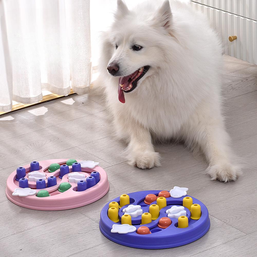 Dog Puzzle Toys Slow Feeder Interactive Increase Puppy IQ Food Dispenser Slowly Eating NonSlip Bowl Pet Cat Dogs Training Game