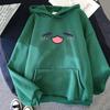 Tako Takodachi Face Felpa con cappuccio Anime Hololive Felpe con cappuccio Inverno Donna Primavera/Autunno Top Felpa unisex Vintage Harajuku Sudaderas