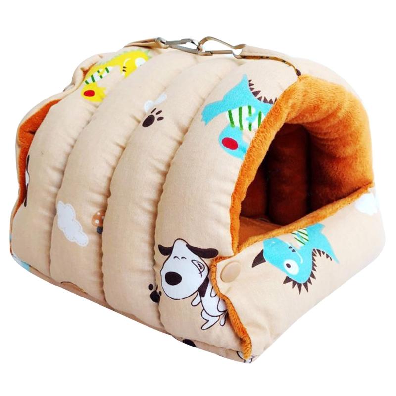 Fashion Pet Bird Parrot Cages Warm Hammock Hut Tent Bed Hanging Cave for Sleeping Small Bird Cage Accessories Bird House