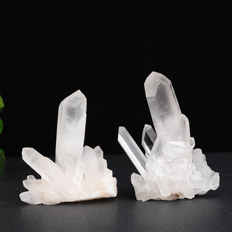 Natural White Crystal Cluster for Home or Office Decor 30-50g