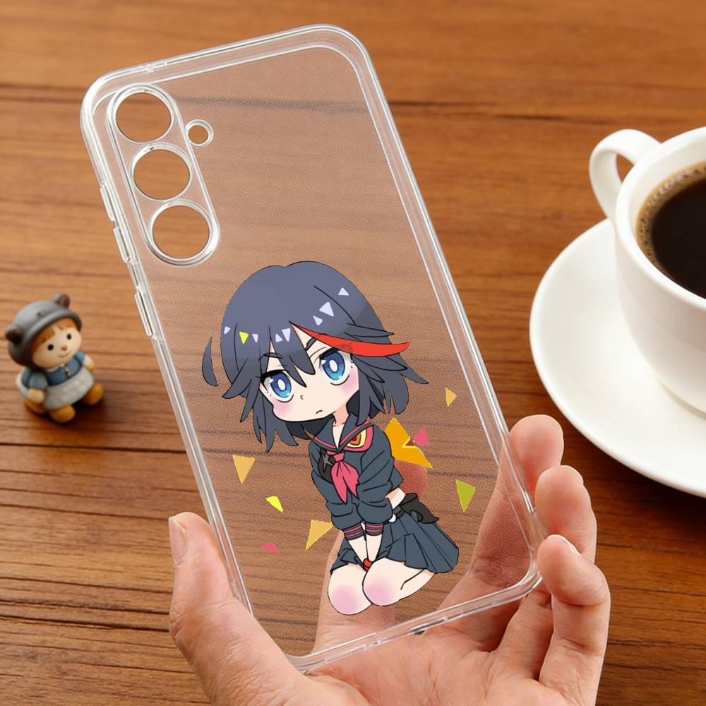 

Anime R-Ryuko M-Matoi phone Case For Samsung S25,24,21,22,23,30,Ultra,20,Plus,Fe,Lite,Note Transparent Cover Samsung S21plus