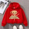 Cute Ballerina Cappuccina Printed Kids Sweatshirt for Girls Fashionable and Comfortable Children's Pullover Top