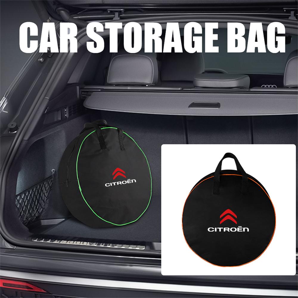 1pc EV Car Charging Cable Storage Cables Carry Bag For Citroen C5 C4 C3 C1 C2 Berlingo Celysee Cactus Picasso Saxo Accessories