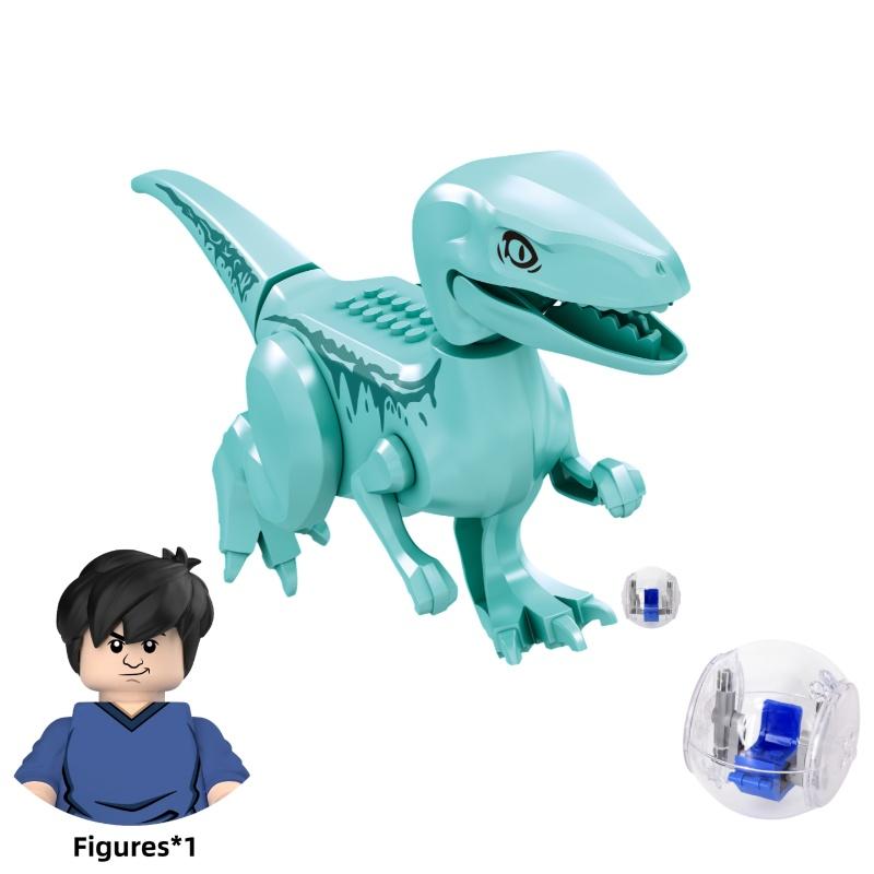 Jurassic Dinosaurs Building Blocks Indominus Rex DIY Figures Bricks With Escape Gyrosphere Indominus I-Rex Assemble Kids Toy