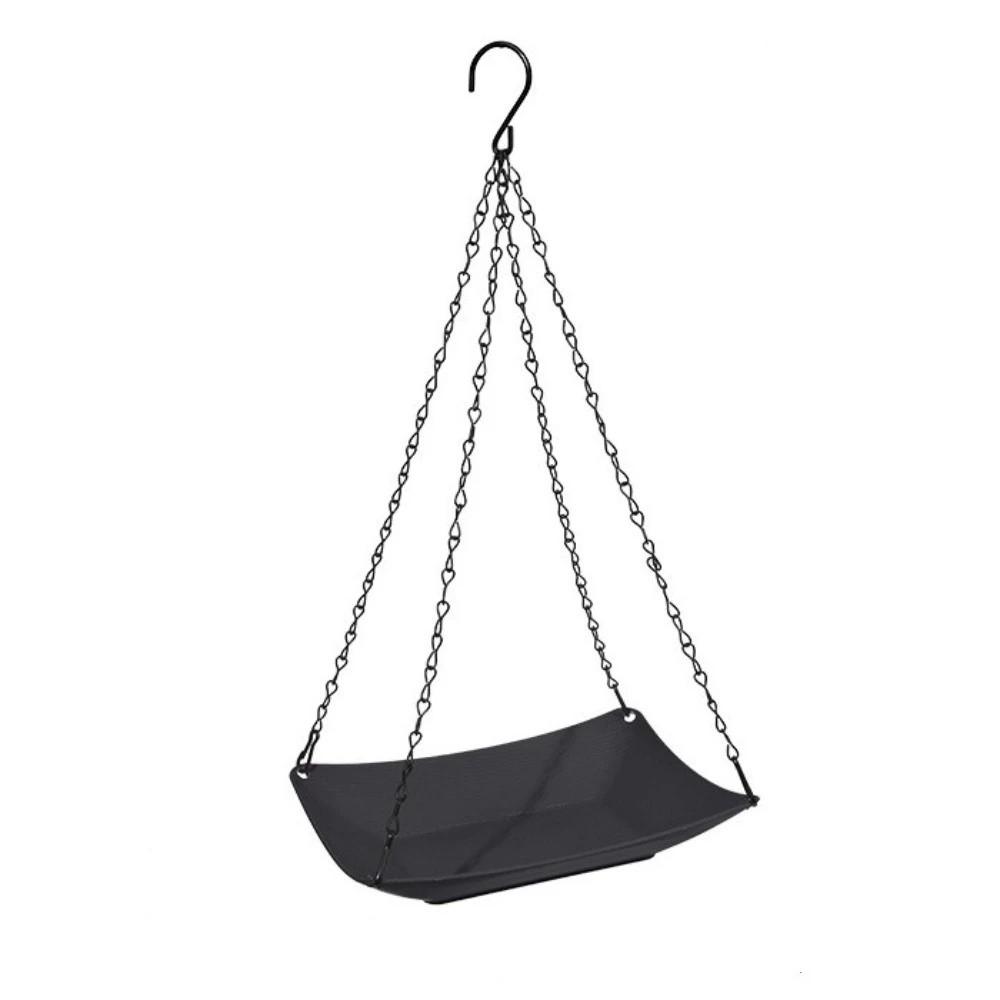 Open Bowl-shaped Hanging Bird Feeder Thickened Bird Feeding Platform Hummingbird Feeder Balcony