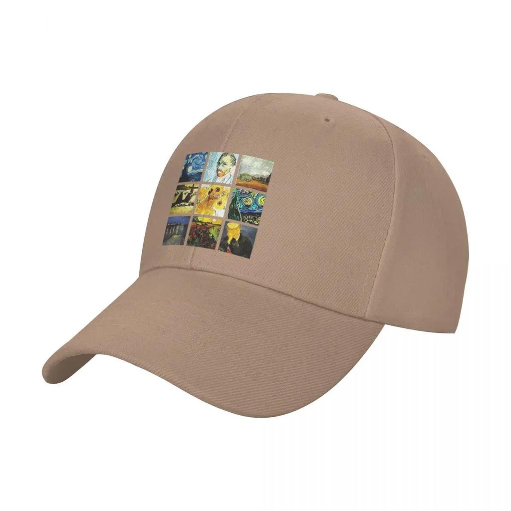 Van Gogh Sanskrit Print Durable For All Seasons Mens Cap Baseball Cap Summer
