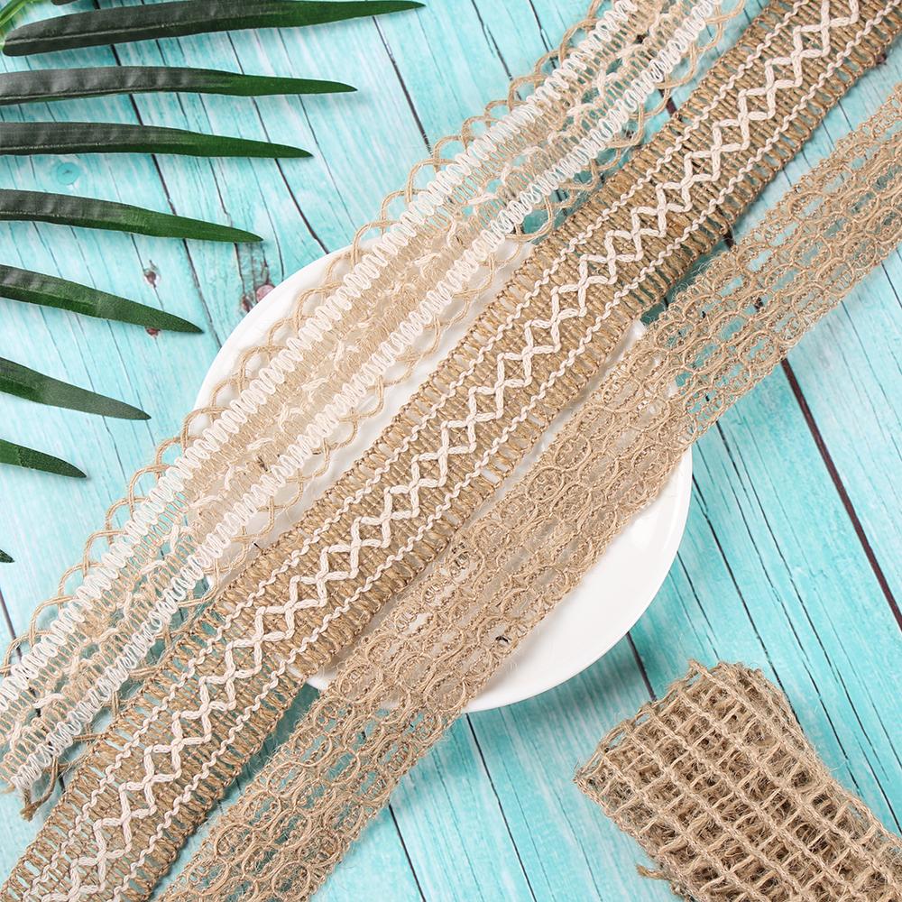 2M High Quality Rustic Wrap Party Supplies Natural Burlap Hemp Rope String Hessian Jute Gift Packing