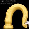 59cm Gold Silicone Extra Long Masturbator Gay Dildo Anal Plug Fisting Strap On Penis Sex Toy Big Dick Realistic Cock