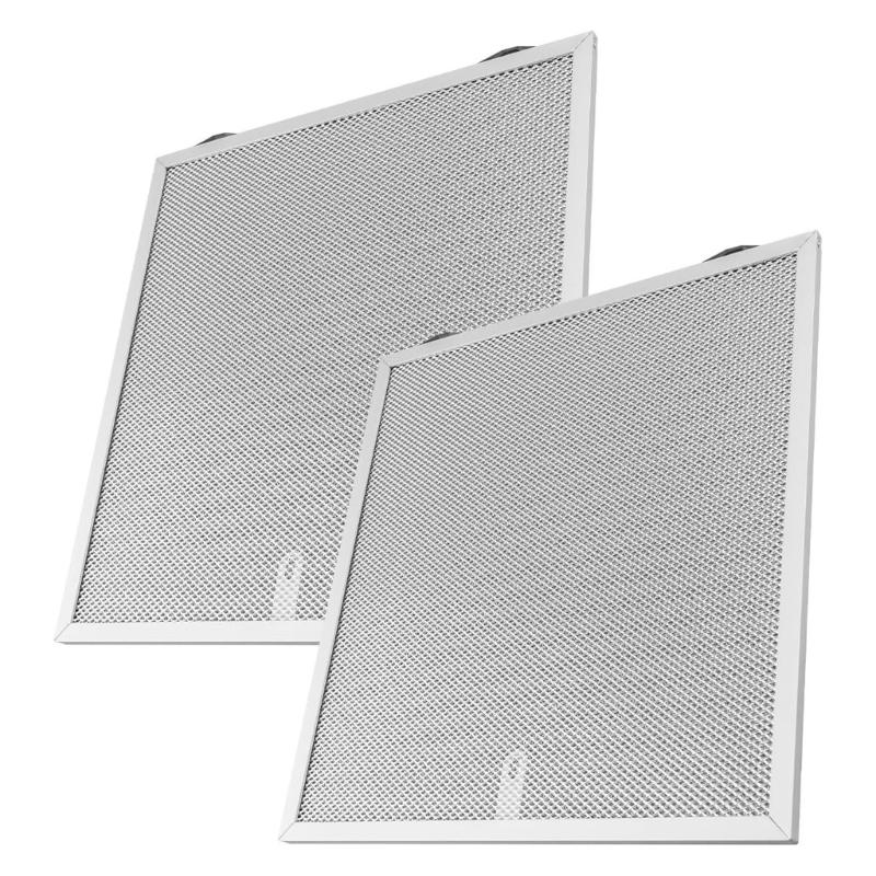 S99010436 Range Hood Filter Replacement, 2 Pack Washable Aluminum Screen Grease Filters for Household Kitchen Hood Upkeep and Daily Care