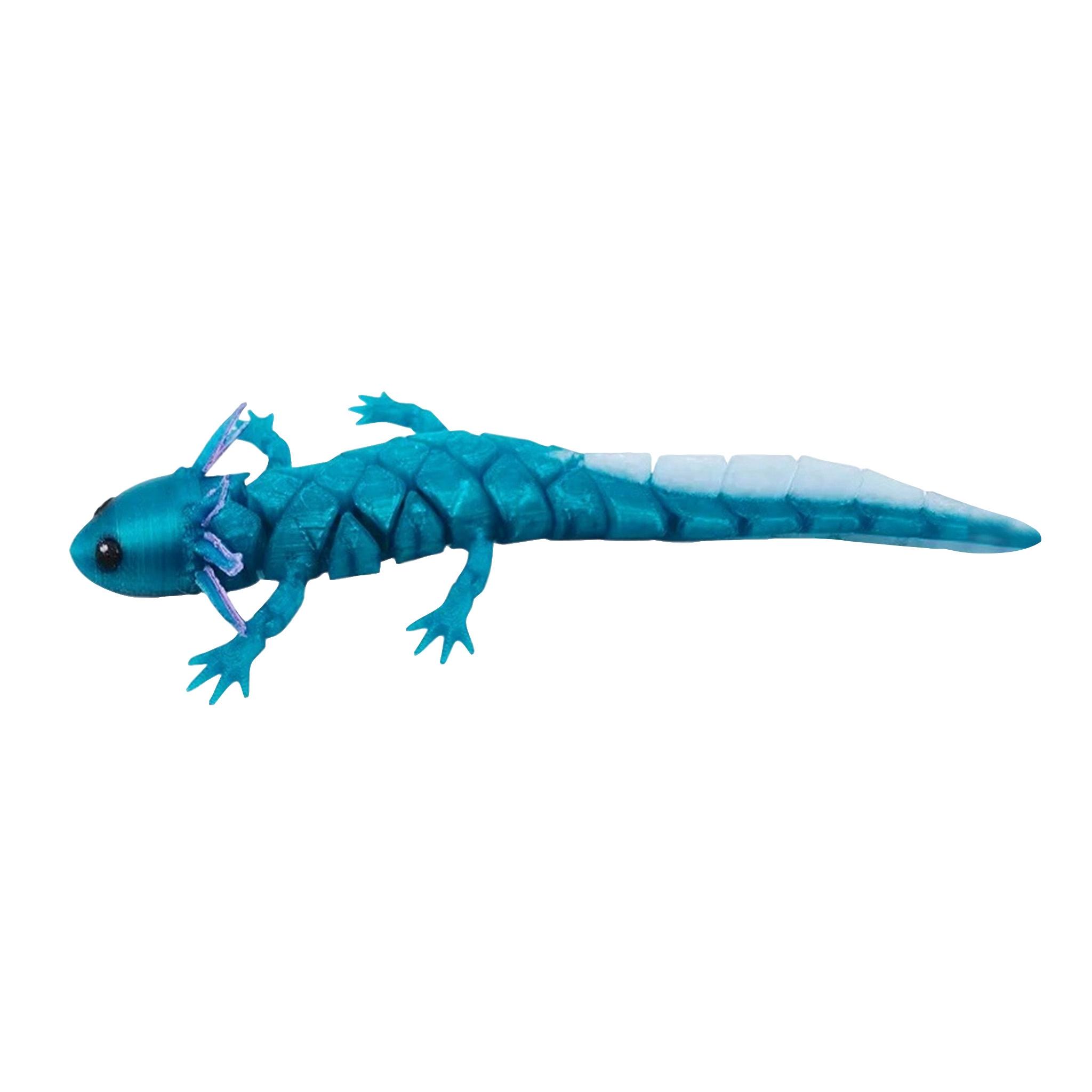 

Mexican Blunt-nosed Salamander Toy, Multicoloured, Articulated Joints, -Resistant, Suitable For Display And Play One Size