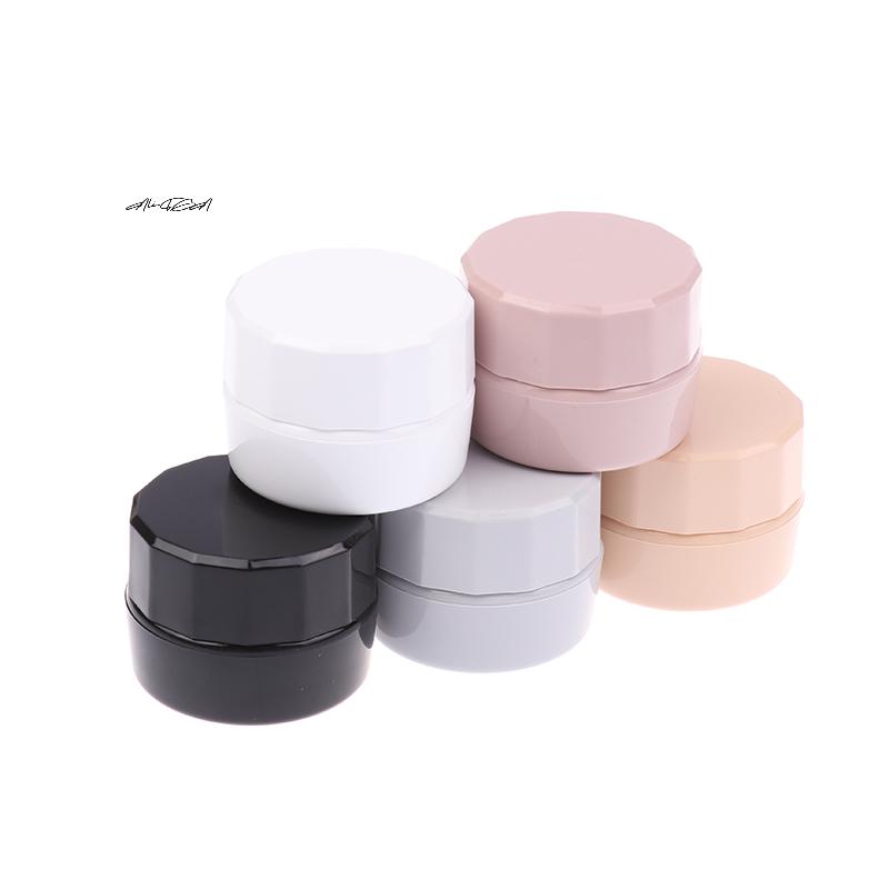5g Empty Plastic Jar Nail Art Cosmetic Container Face Cream Pot Nail Gel Powder Box Makeup Lotion Trial Sample Packaging Tool