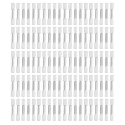 100 Stück 26 24 AWG Isolierter Schrumpfschlauch Stoßverbinder Draht Elektrischer Crimp-Terminal-Verbinder