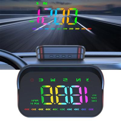 Automatic Brightness Adjustment Head Up Display for Car SUV Windshield Projector KMH Digital Speed Meter Gauge