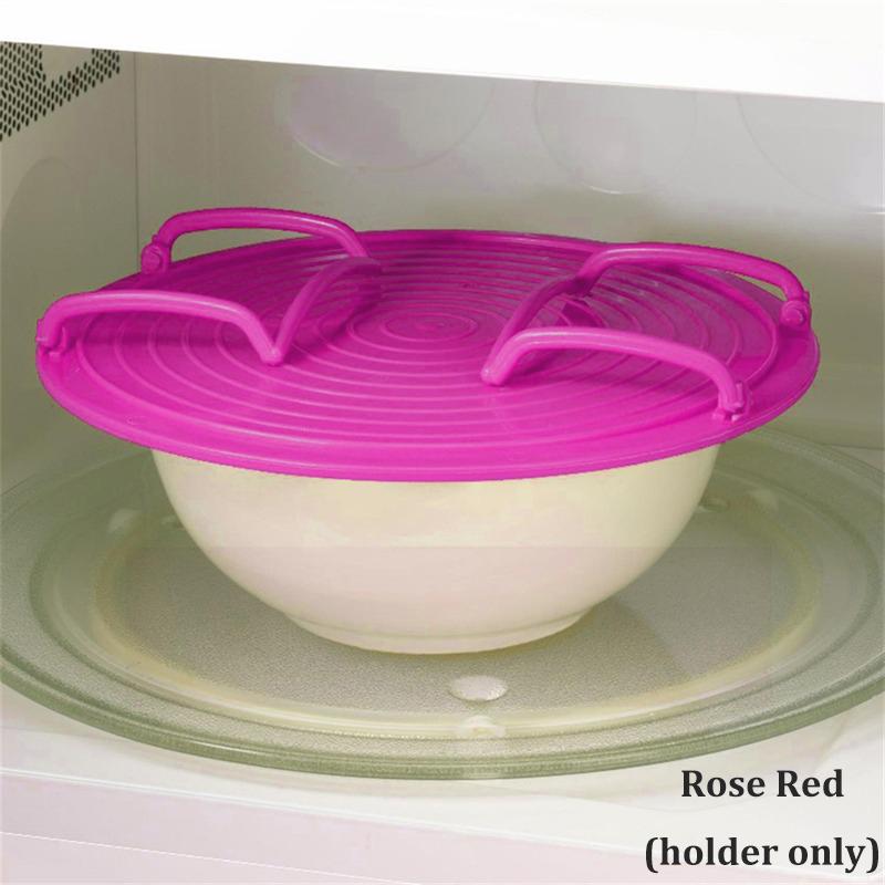 

Multifunction Insulated Heating Tray Rack Plastic Kitchen Gadgets Microwave Steaming Rack Microwave Oven Shelf Cooking Tool