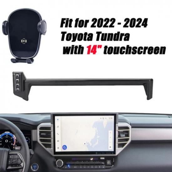 360° Fits  2022 - 2024 Toyota Tundra Phone Holder 14  Screen Mobile Bracket