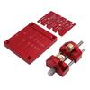 Chisel Sharpening Angle Setter Easy Honing Guide System Adjustable 5 32 to 3 Inch Woodworking Tools Red