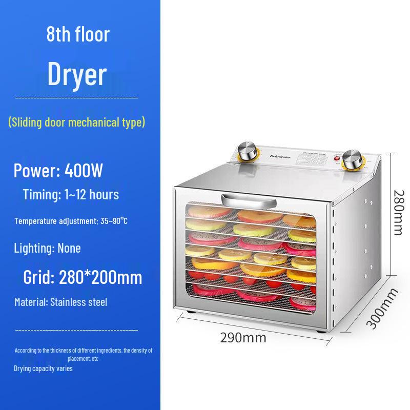 Compact Multifunctional Food Dehydrator for Fruits, Vegetables, Snacks, and Jerky