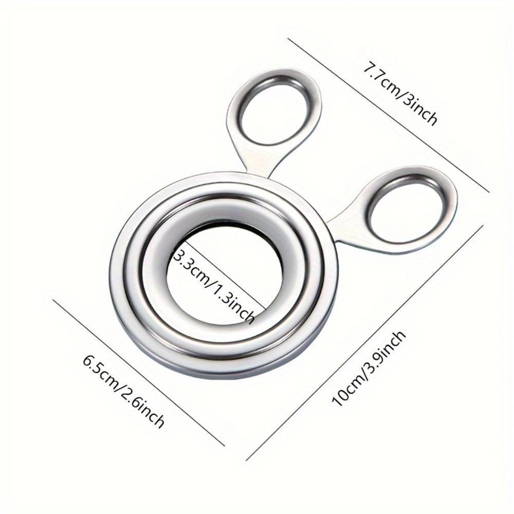 New Stainless Steel Egg Shell Opener Manual Egg Opener Kitchen Gadget Eggs Cutter Convenient Mini Scissors Tools for Cooked Eggs