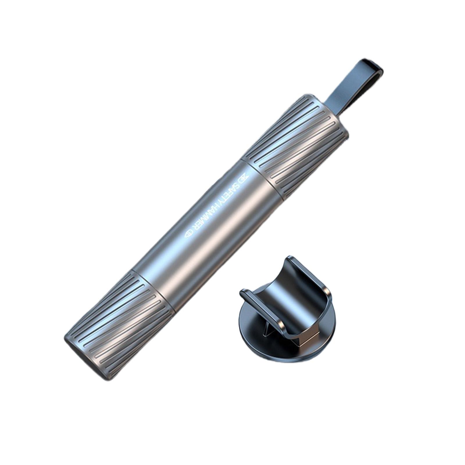 

Инструмент для аварийной эвакуации из автомобиля, аварийный молоток для разбивания оконного стекла и резака для ремней безопасности, автомобильный аварийный молоток для быстрого спасения серебряный