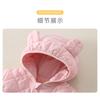 Winter Childrens Thickened Bodysuit Baby Clothes Warm Hooded Cotton Jumpsuit