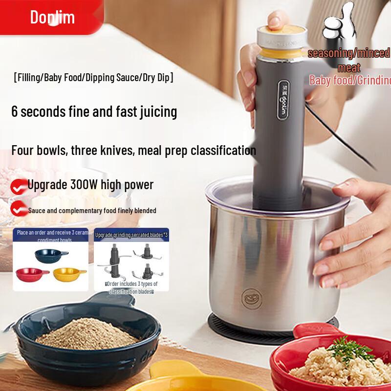 Donlim DL-5028 Multi-functional Stainless Steel Meat Grinder