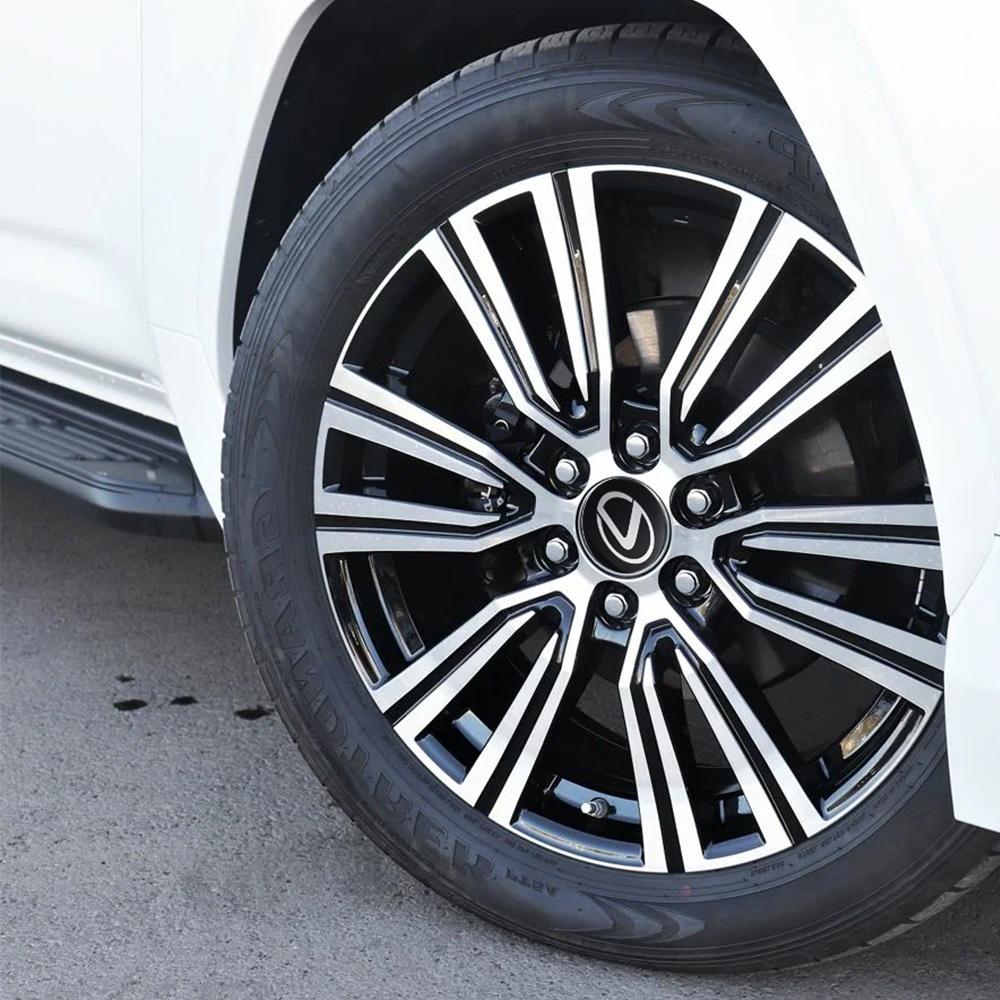 BJYL6 Interior Stickers 56/60MM 4Pcs Car Wheel Center Hub Caps Logo Cover Emblem Stickers For Lexus GC UX NX LX RX GX CT200h F Sport E