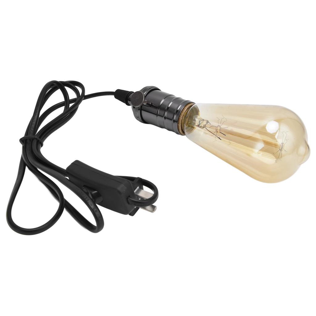 E27CelsiusE26 Vintage Pendant Lamp Socket Decorative Retro Hanging Light Holder with Plug