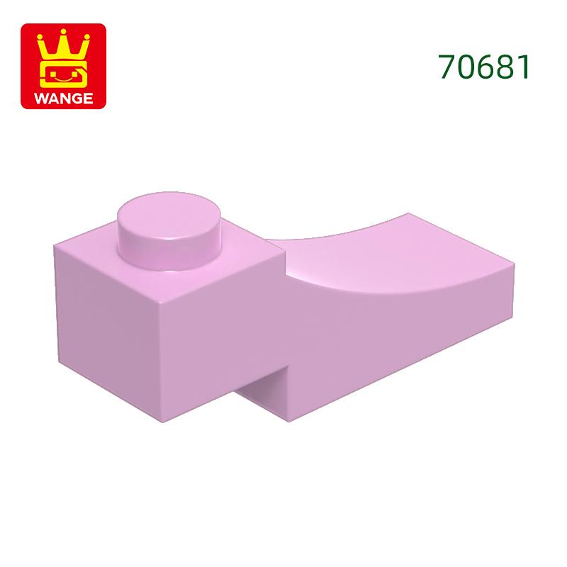 Non-Toxic 145Pcs/Lot 70681 Curved Arch Plates 3X1 Building Block Moc Color Accessories Compatible With Brick Diy Children'S Toy