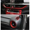 For Kia Forte/K3 2019-2021 Red Central Console Air Outlet Vent Cover Trim 3pcs