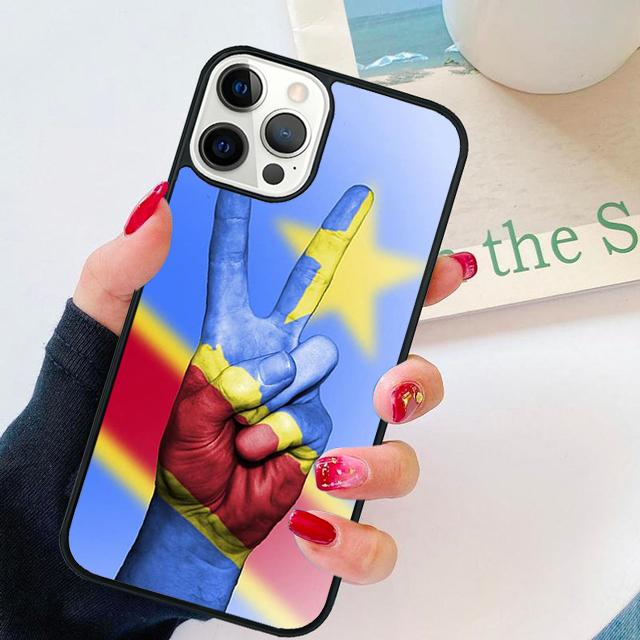 Congo Democratic Republic Flag Phone Case for iPhone 17 Air 16 PRO MAX 15 14 PLUS 12 11 13 coque Cover Fundas coque