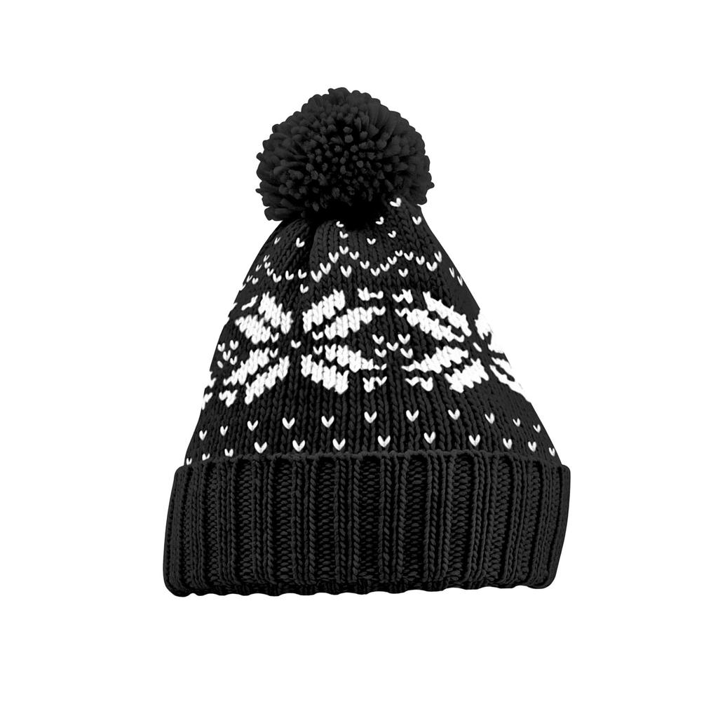 Unisex Adult Snowstar Fair Isle Beanie