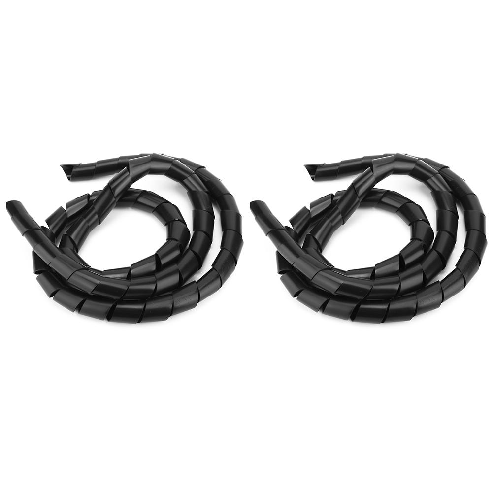 

2 Package Wire Protector Spiral PP Wire Cable Protection Accessory Wire Sleeve Cable Winding Cover