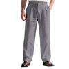 Men's Linen Comfortable And Breathable Straight Striped Suit Trousers