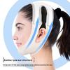 Removable Non-slip Silicone Mask Freely Adjustable Pressurized V-face Strap Lift Double Chin Massage Face Bandage