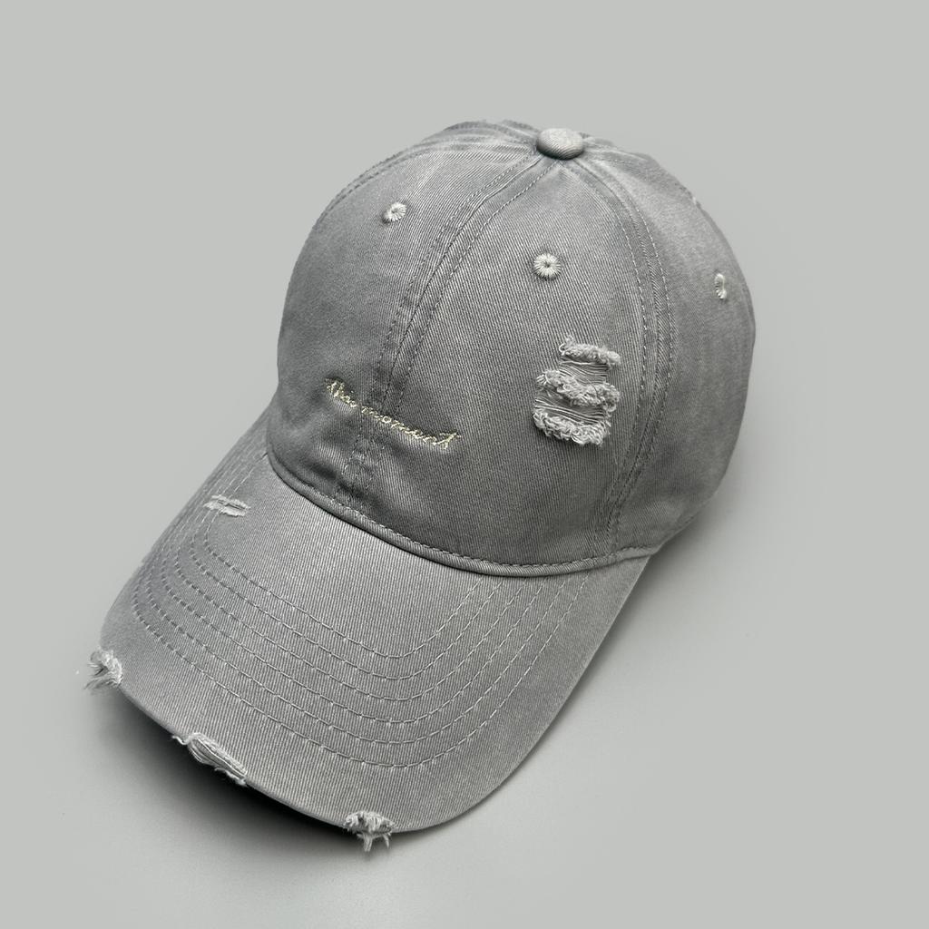 Spring And Autumn Cave Wind Embroidery Letter Baseball Cap Men'S And Women'S Shade Simple Personality Casual Cap