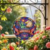 Acryl Puzzle Sonnenfänger, Buntglas-Stil Fensterhänge-Dekoration, Farbenfrohes DIY Sonnenfänger-Set für Haus, Garten, Terrasse, Geschenk für Mama Frauen