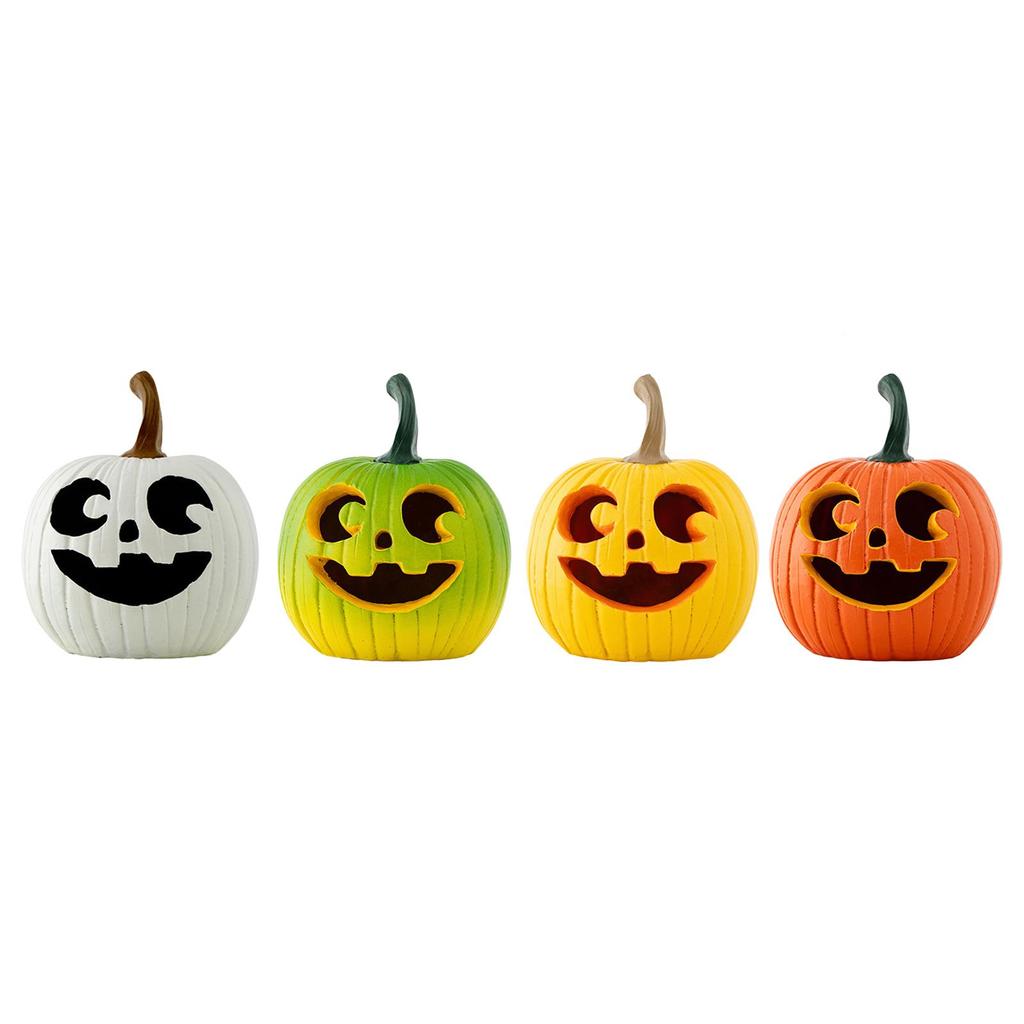 Halloween Pumpkin Decor Fall Harvest Desk Collectibles Holiday Wedding Festival Home Decor Decoration Resin Pumpkin Figurine