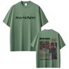 Rapper Rauw Alejandro Cosa Nuestra World Tour 2025 T Shirt Unisex Hip Hop Fashion Street Crewneck T-shirts High Quality Cotton Tees
