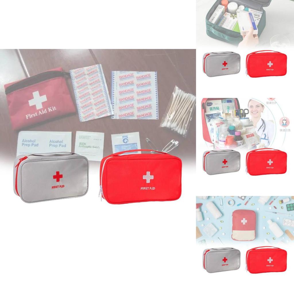 Modern Portable Korean First Aid Kit Travel Bag Durable Medicine Organizer For Effective Use