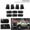 IJDM Rauchglas Kabinenmarkierungsleuchte Obere Dachleuchte Blinkergehäuse Für 2003-2009 Hummer H2 & Für 2005-2009 Hummer H2 SUT