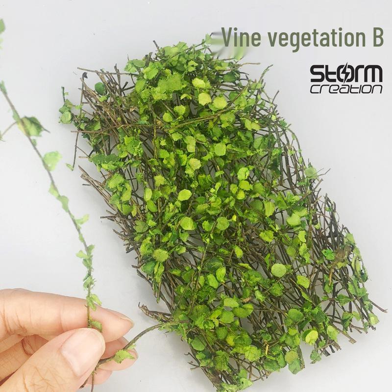 DIY Miniature Ivy Vine Model for Handmade Sand Table Scenes