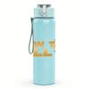 1PC Win It All Vintage Text Logo Print 750ml Portable Sports Water Bottle Leakproof Travel Gym Drink Cup