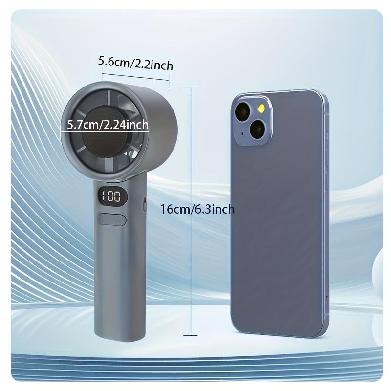 Handheld mini fan, powerful 400mAh wind speed, convenient USB charging, suitable for travel, outdoor activities, and summer