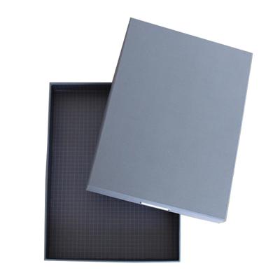 Inner Dimensions 290 X 400 X H65mm X Storage B4 Size [TAKEMEKI] Toolbox, (Gray Check), Box,