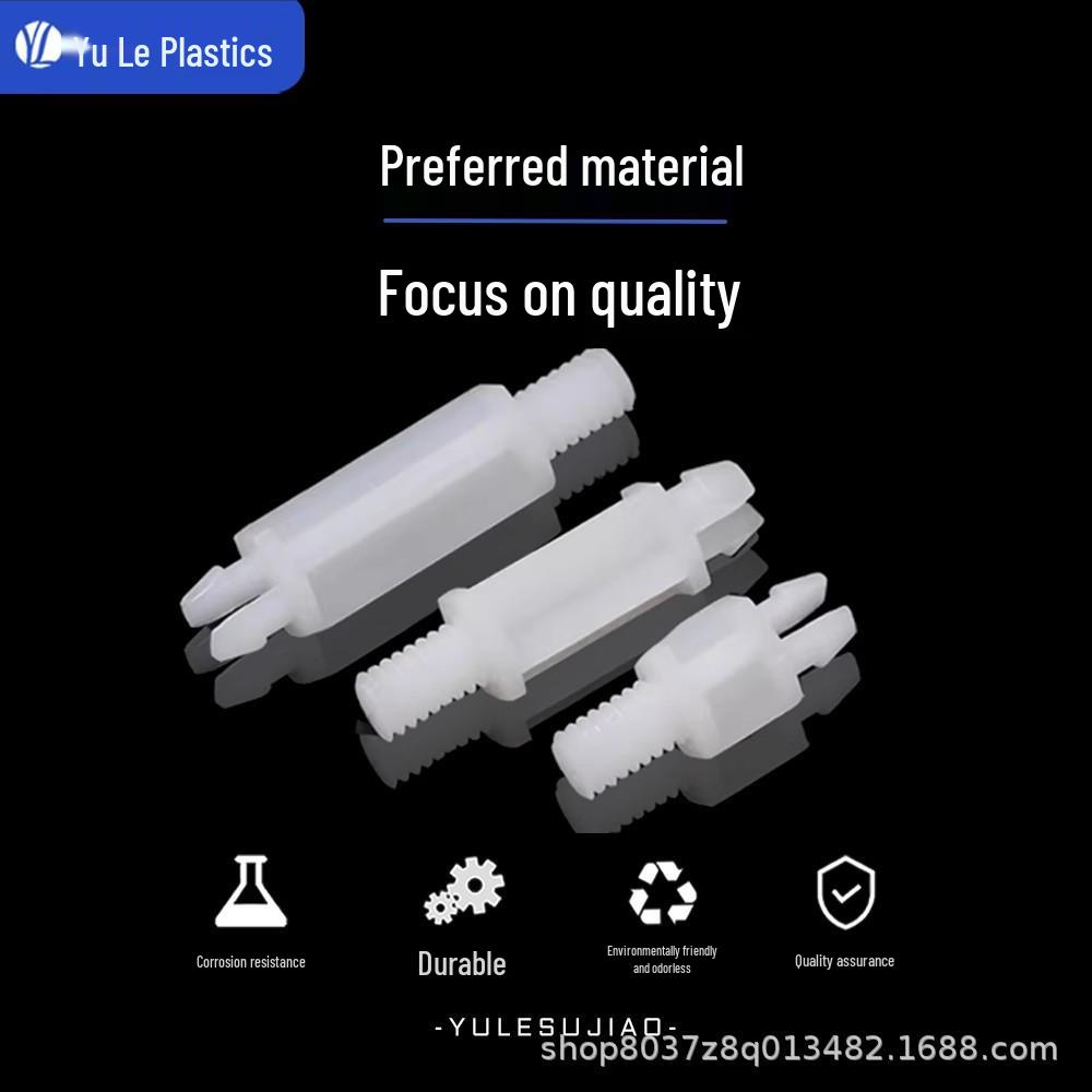 SM Series Snap-in Male Hex Standoffs for PCB, 4.3~4.5mm Holes, M3 Spacing