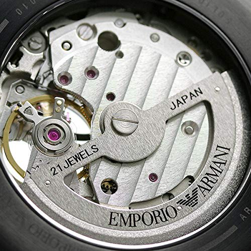 Emporio Armani Meccanico Aviator 43mm Skeleton Automatic Men's Watch AR60028